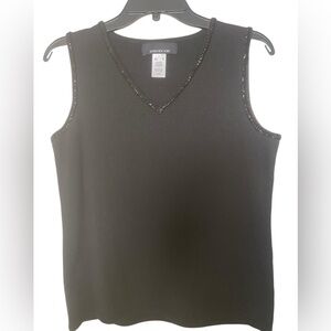 Black Jones New York sleeveless top size S